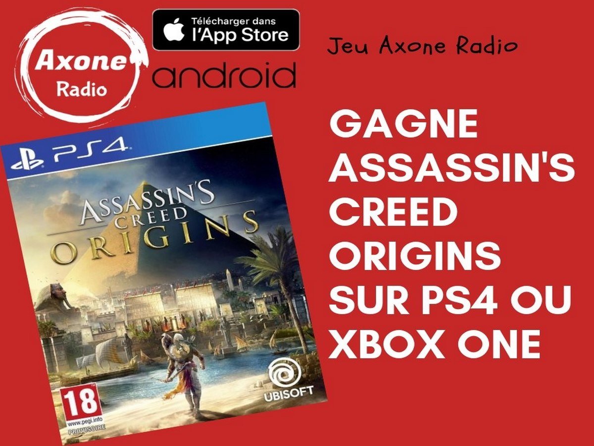 Assassin's Creed Origins à gagner